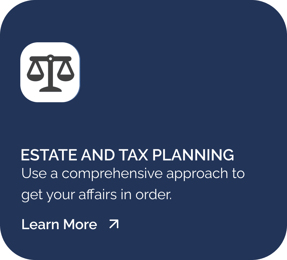 Estate and tax planning